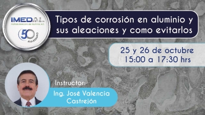 Tipos de corrosión en aluminio y sus aleaciones y como evitarlos